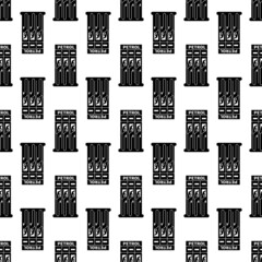 Petrol fuel pistol pattern seamless background texture repeat wallpaper geometric vector