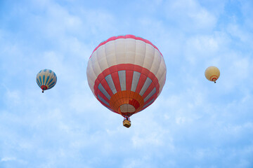 Hot air balloons in the sky