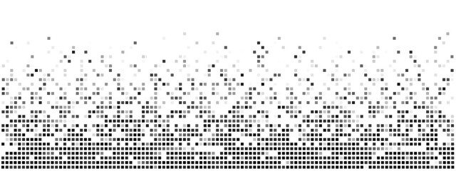 Random Pixels Gradient Mosaic Pattern. Pixel Art Concept Background. 3d rendering