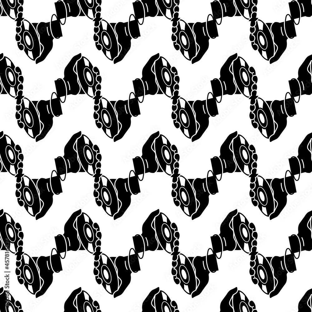 Poster cd in hand pattern seamless background texture repeat wallpaper geometric vector