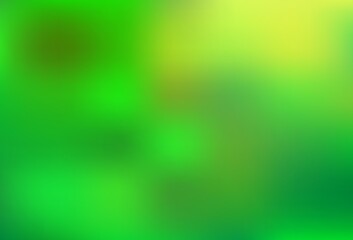 Light Green vector blurred bright pattern.