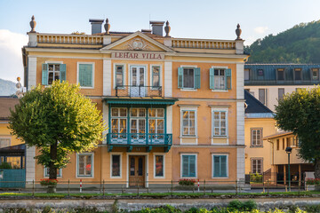 Fototapeta na wymiar The Lehar Villa in Bad Ischl, Salzkammergut, Upper Austria, Austria, Europe, 10.09.2021