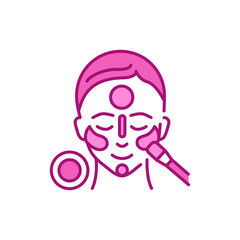 Tone base line color icon. Sign for web page, mobile app