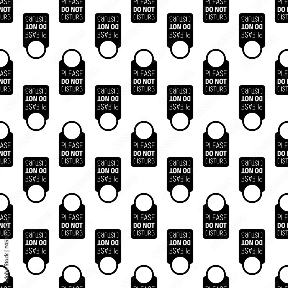 Poster relax time dont disturb pattern seamless background texture repeat wallpaper geometric vector