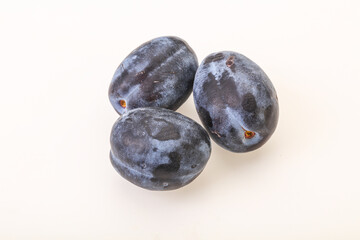 Ripe sweet and tasty plum