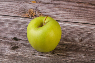 Ripe and sweet green apple