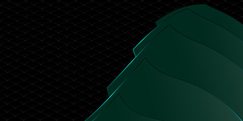 Black and green background