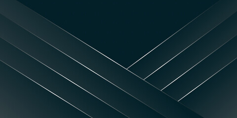 Abstract blue background with silver lines