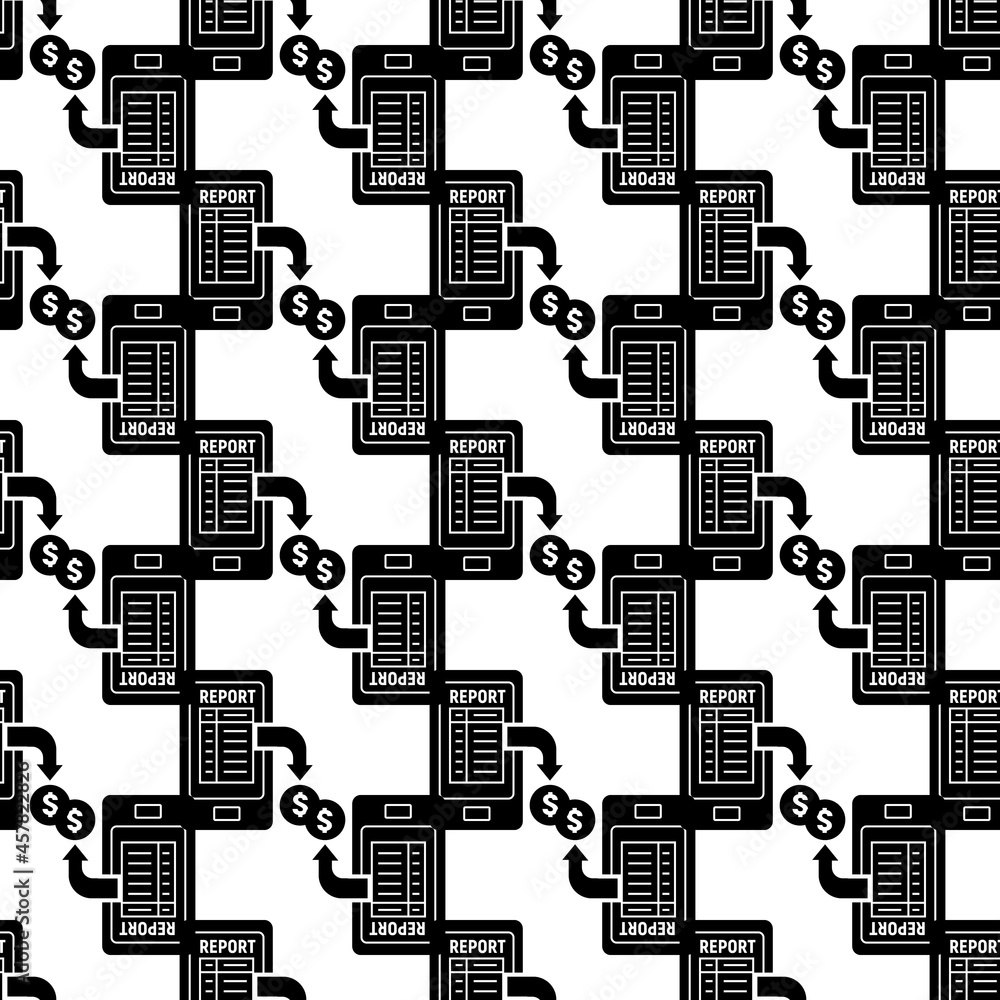 Poster smartphone report pattern seamless background texture repeat wallpaper geometric vector