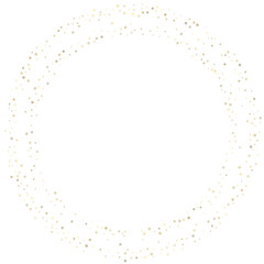 Gold Glitter Stars. Luxury Shiny Confetti.