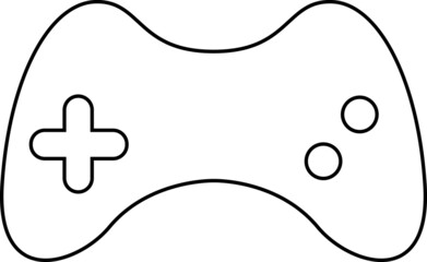 Game controller icon design. Vector illustration