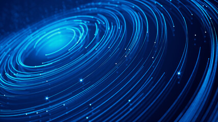 Internet Communication Big data, Technology Background. 3d rendering