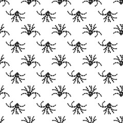 Succulent plant pattern seamless background texture repeat wallpaper geometric vector