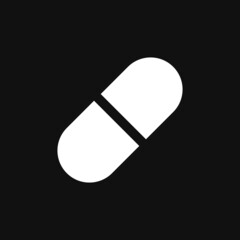 Capsule Icon on grey background