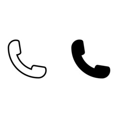 Vector line Phone Icon