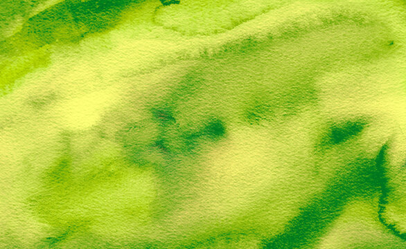 Abstrakter grüner Hintergrund mit Wasserfarben