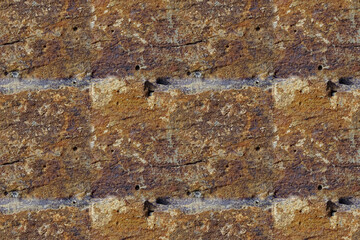Texture of brown natural stone for background