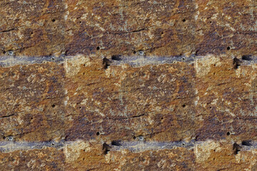Texture of brown natural stone for background
