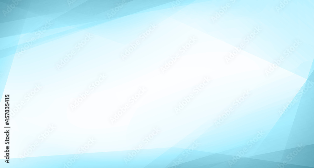 Poster abstract light blue polygonal background with copy space