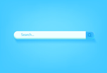 Web searching bar vector illustration