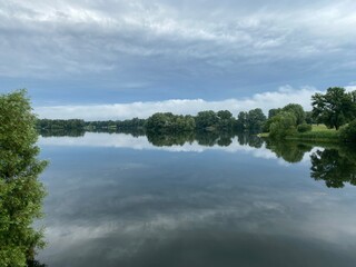 See, Wasser, Wasserspiegelung, Natur, B&auml;ume