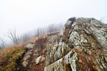 Bukowe Berdo, autumn weather in Bieszczady, Bieszczady mountains