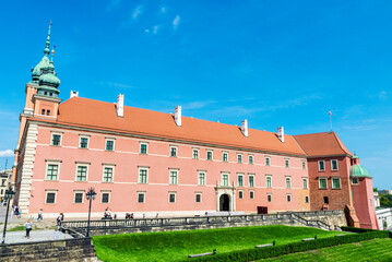 Fototapeta na wymiar Royal Castle or Zamek Królewski in Warsaw, Poland