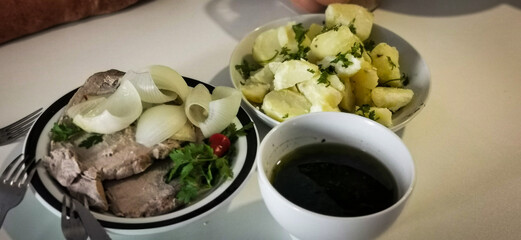 chicken and salad