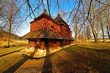 St. Michael the Archangel in Smolnik entered on the UNESCO list, Bieszczady Mountains