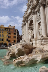 Fototapeta na wymiar Trevi Brunnen in Rom 