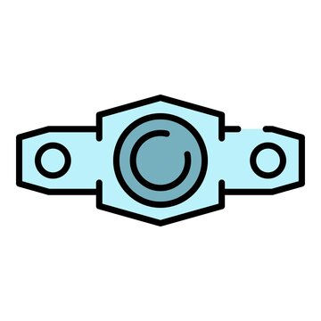 recommend clip art: Fog car light icon. Outline fog car light vector icon color flat isolated
