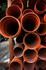 Circle shaped pipe hole