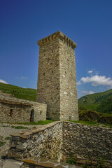 Restored Medieval Village of Khoy in Chechen Republic, Russia