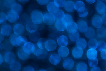 Unfocused blur of light blue smoky lights-abstract blue background