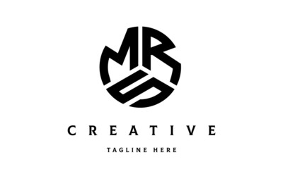 MRS creative circle three letter logo