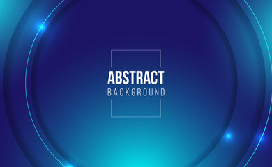 Modern blue abstract background banner