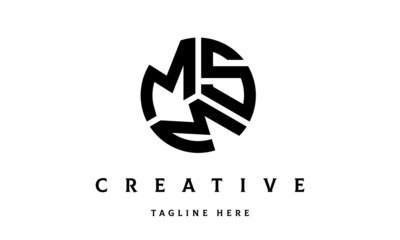 MSM creative circle three letter logo
