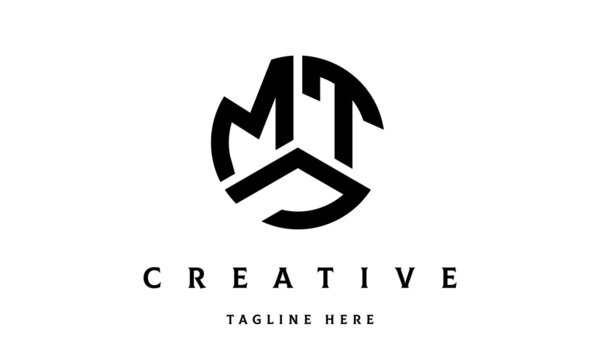 MTJ creative circle three letter logo