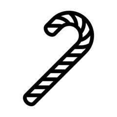 キャンディケインのアイコン　candy cane vector icon