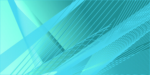 Abstract blue background with lines