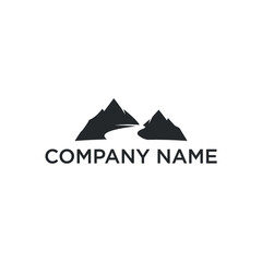 Ricer mountain logo design