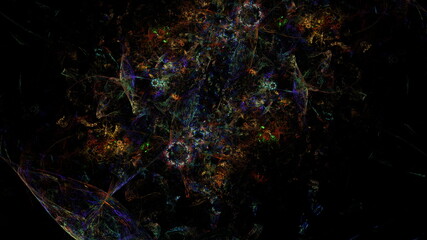 抽象的な宇宙のような背景