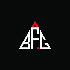 BFG letter logo creative design. BFG unique design
