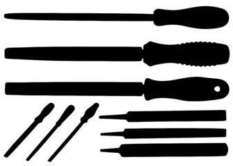 Construction files set. Vector image.