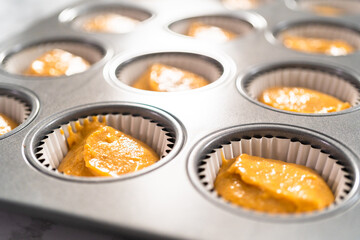 Pumpkin spice cupcake