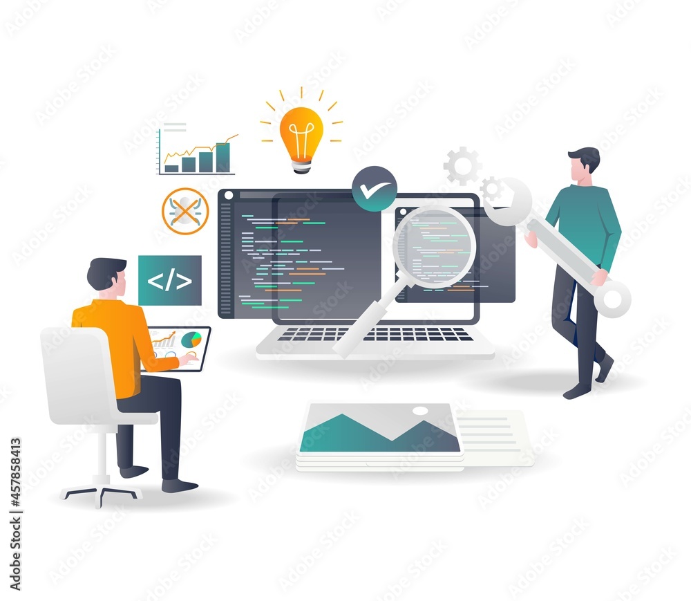 Poster A web developer is analyzing the programming language