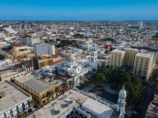 Obraz premium Veracruz cathedral located in Mexico