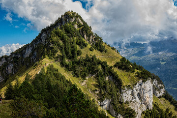 View in the Swiss Alps