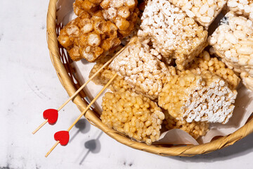 Old-fashioned sweets eaten on Korean holidays