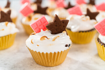 S'mores cupcakes
